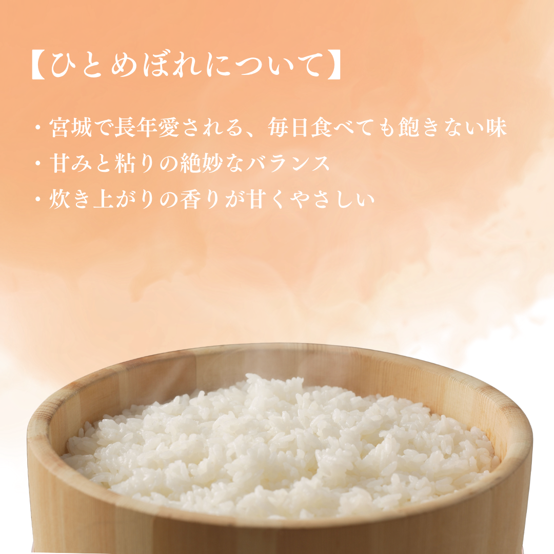 令和7年産 産地直送 宮城県産ひとめぼれ 5kg~ 単一原料米 一等米 精米当日発送 米 送料無料