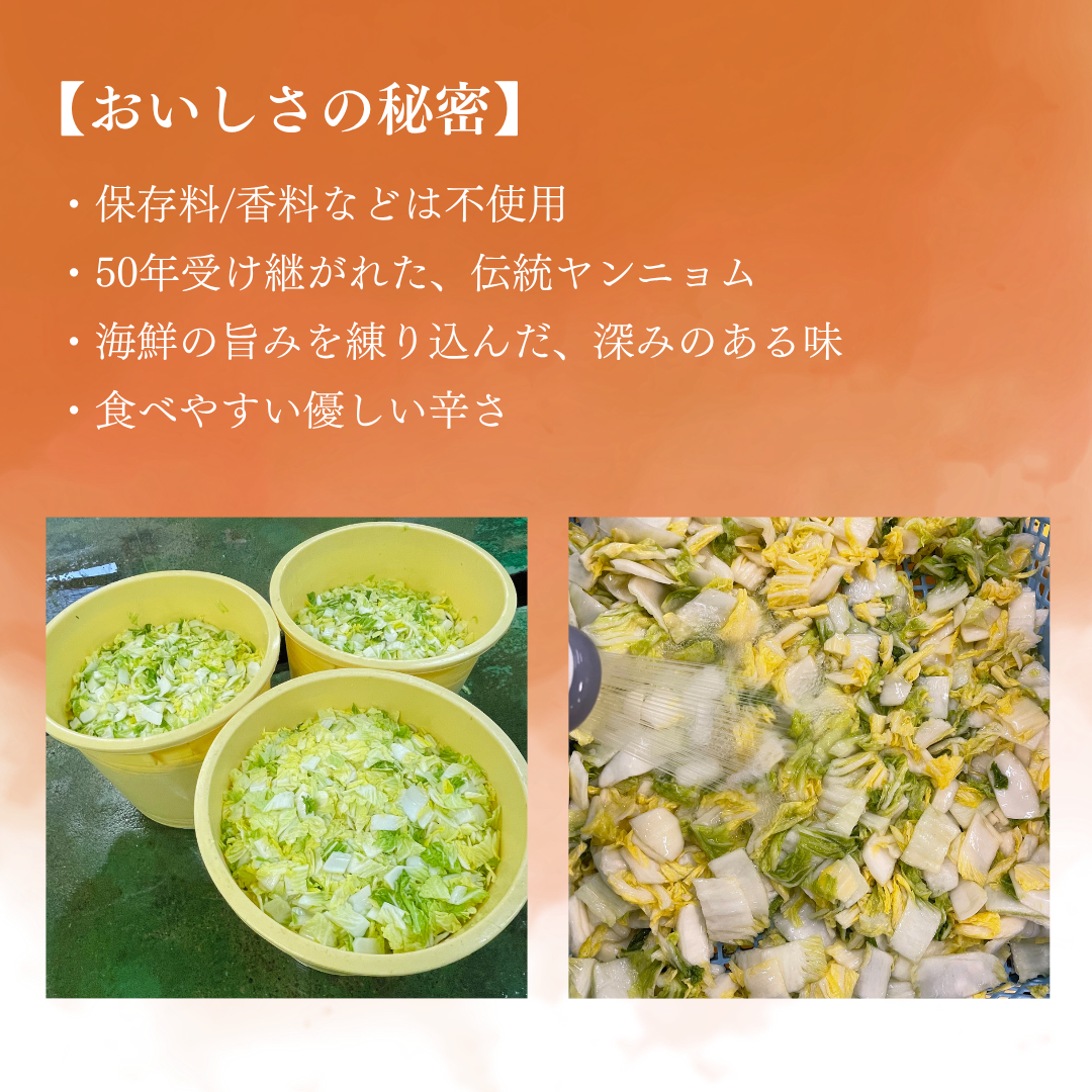 母ちゃんのキムチ 本場韓国の伝統の味 昭和45年創業 京都・舞鶴
